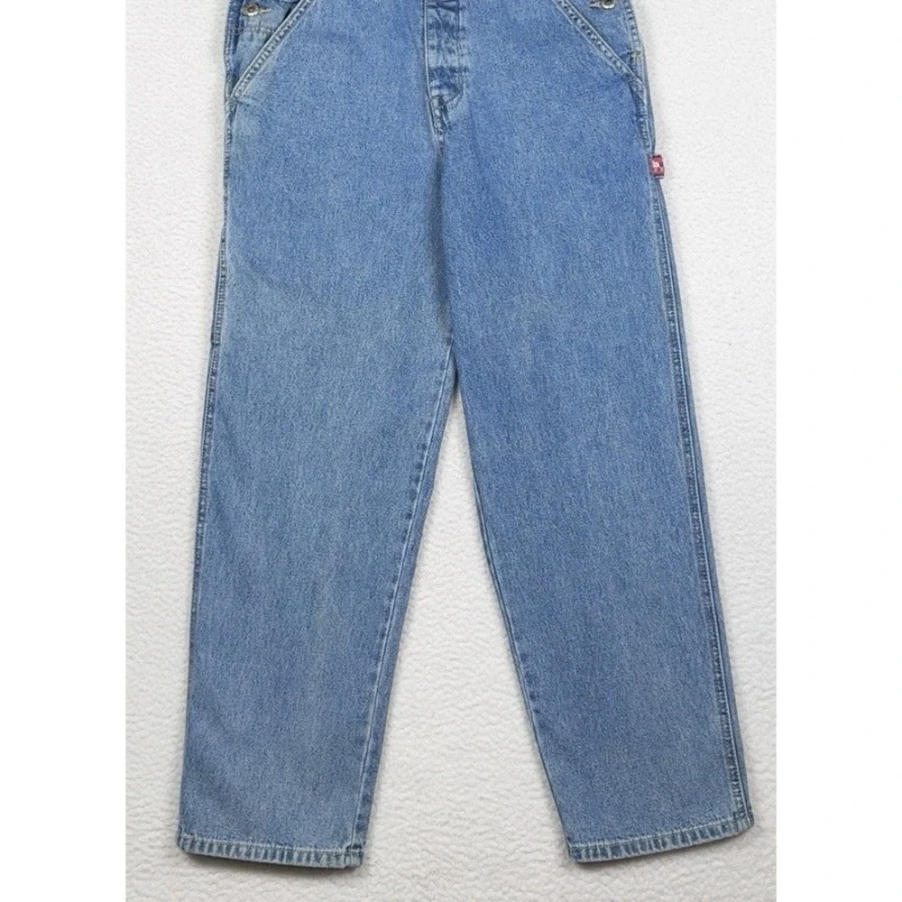 Vintage 90s GAP Denim Overalls Chicago Bulls Custom? - Youth XL